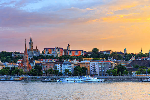 istock Panorama of Budapest at sunset, Hungary 511386599