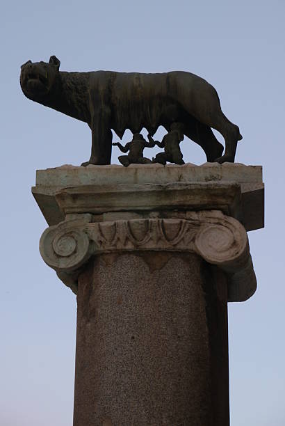 istock Plinth of Romulus and Remus in Rome 511388227