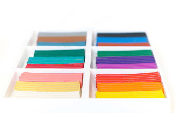 istock Open box with a new set of colorful plasticine. Multicolor 511388426