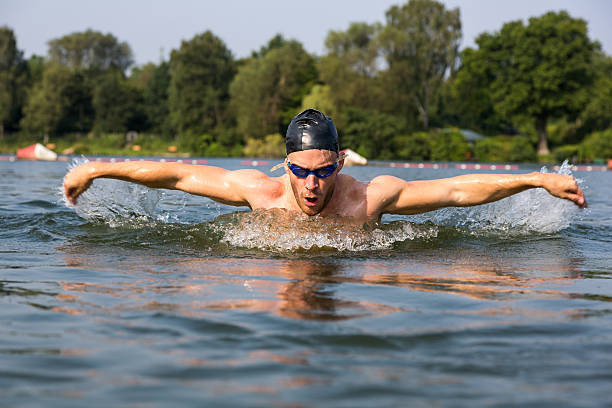 istock swimmer butterfly or dolphin swimming stroke 511389703