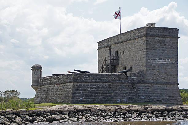 istock Fort on Florida river bank 511390382