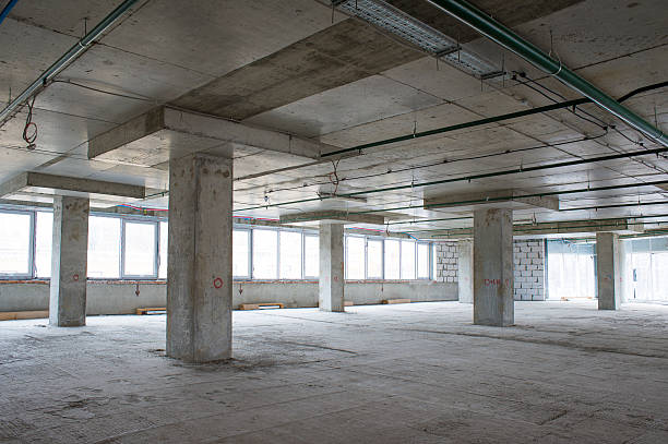 istock interior of business center under construction 511391374