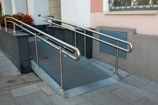 Entrance for the disabled