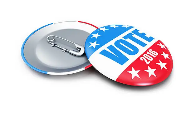 Photo of vote USA 2016 badge