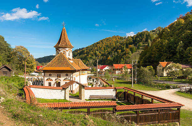 istock Old church in Simon vilage,Ban-Moeciu, Romania 511392642