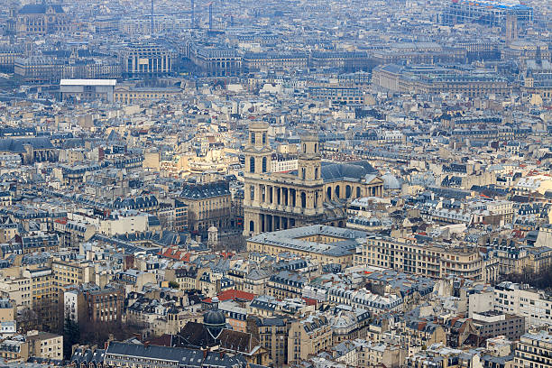 istock Panorama of Paris, view from top 511393077