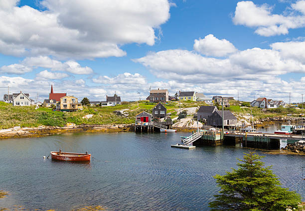 istock Buildings in Peggy's Cove 511393527