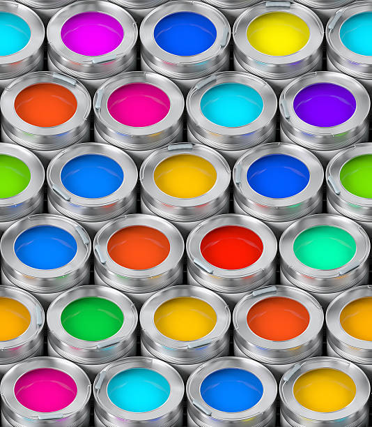 istock Seamless abstract background with color ink banks. 511437023