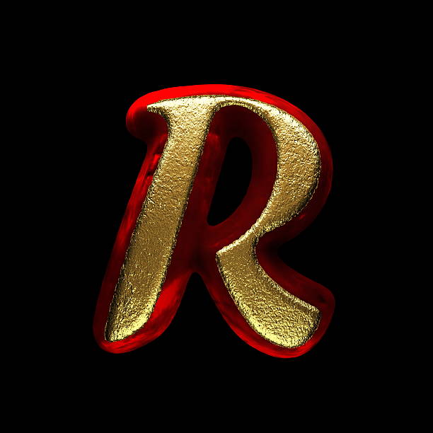 istock red velvet letter with gold on black background 511437965