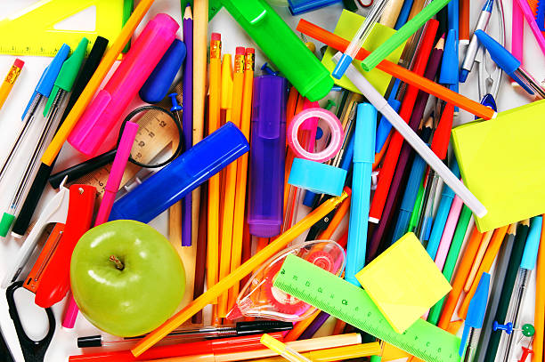 istock Stationery and school accessories. 511438577