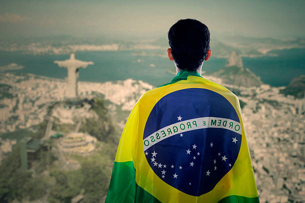 istock Backside of brazilian fans 511440043