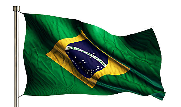 istock Brazil National Flag Isolated 3D White Background 511440373
