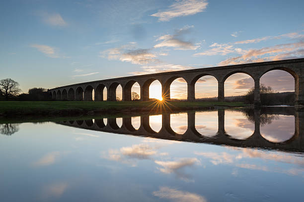 The Arthington Viaduct, North Yorkshire The Arthington Viaduct, North Yorkshire wharfe river photos stock pictures, royalty-free photos & images
