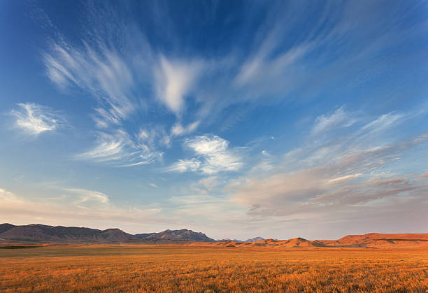 istock Beautiful view at the mountain valley at sunset in summer 511458214