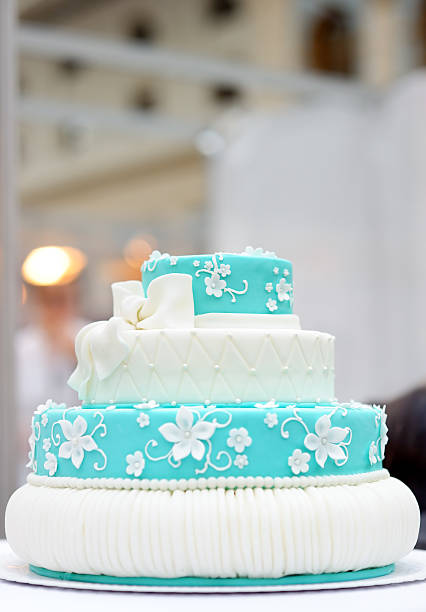 deliziosa torta nuziale - wedding reception wedding cake wedding cake foto e immagini stock