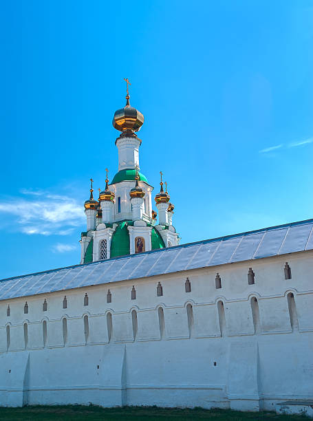 istock White  Ortodox monastery near Yaroslavl in sunny spring day 511459840