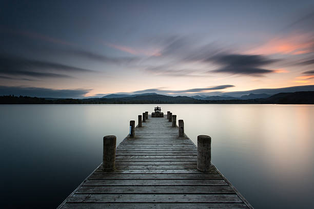 istock Peaceful pier on Lake Windermere, UK Lake District 511460480