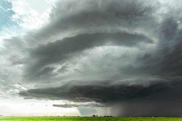 istock Severe thunderstorm threatens small farming town 511460610