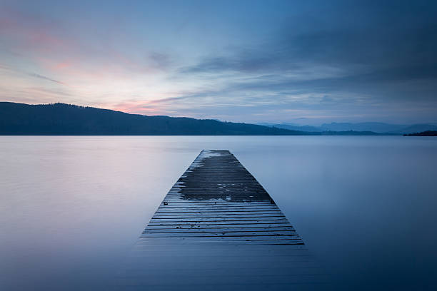 istock Peaceful pier on Lake Windermere, UK Lake District 511460660