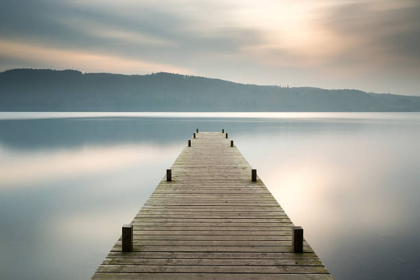 istock Peaceful pier on Lake Windermere, UK Lake District 511460688
