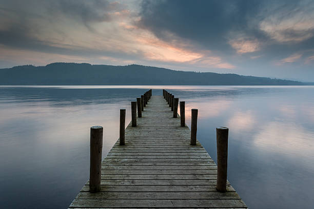 istock Peaceful pier on Lake Windermere, UK Lake District 511460714