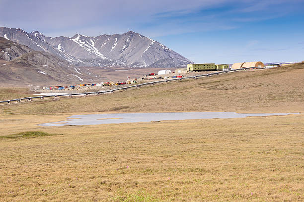 kuvapankkikuvat ja rojaltivapaat kuvat aiheesta trans-alaska pipelinen pumppuasema brooks rangessa - deadhorse alaska