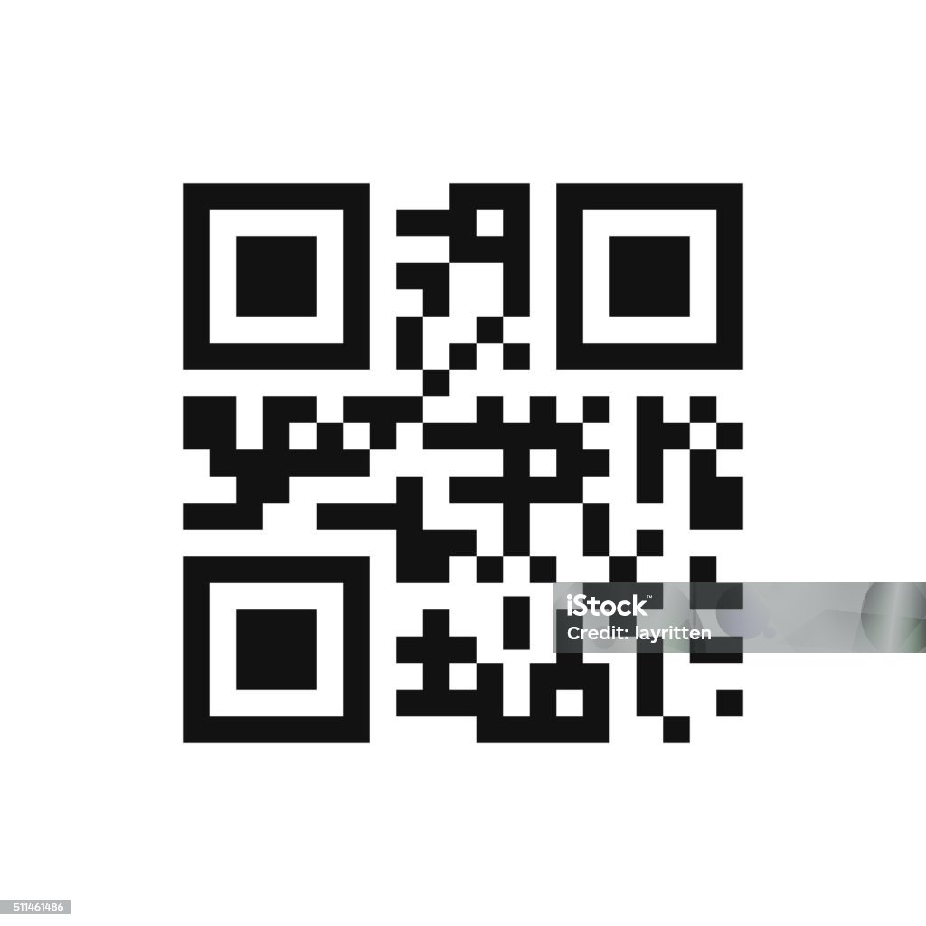 Qr code isolated design sample . Modern technologies Qr code isolated design sample . Modern technologies. Instantaneous transmission information . Isolated qr code create design with presentation space for future qr code information . Blank qr code .  Abstract stock vector