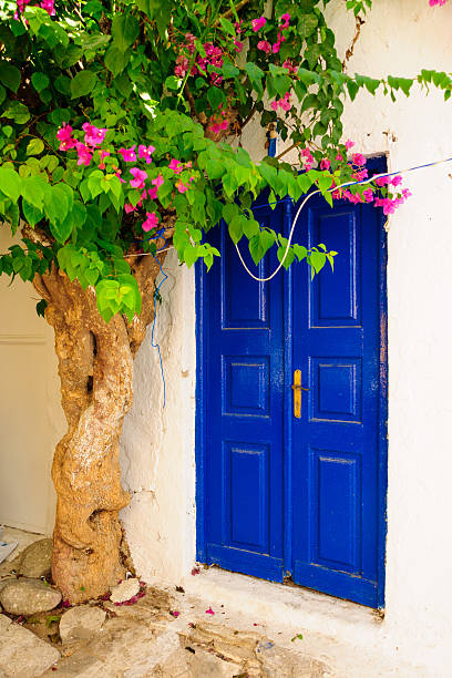 istock Door in a typical Greek house, in Mykonos 511462200