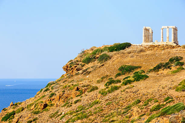 istock Greek temple of Poseidon, in Cape Sounion 511462282