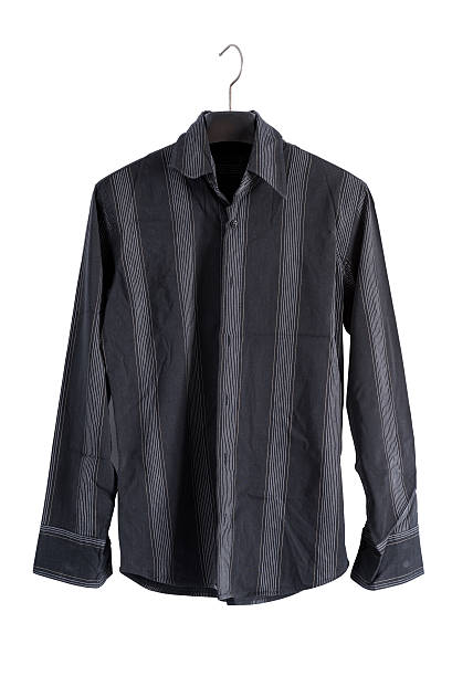 istock creased men shirt isolate on white background 511466284