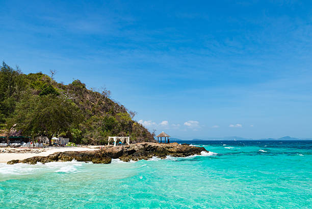 istock little pavilion on paradise island in Thailand 511467202