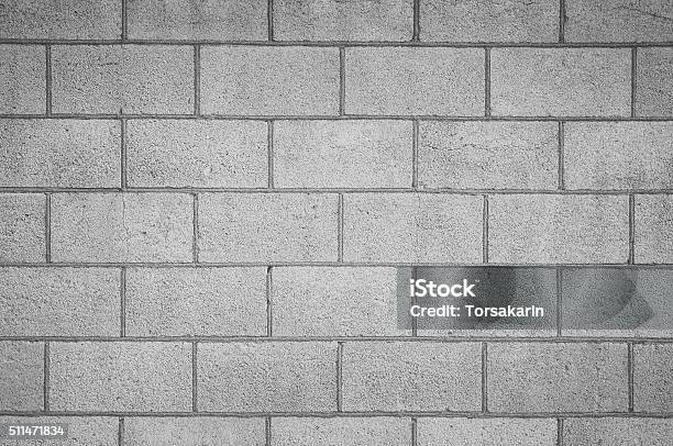 Concrete Block Wall Seamless Background And Texture Stock Photo - Download Image Now