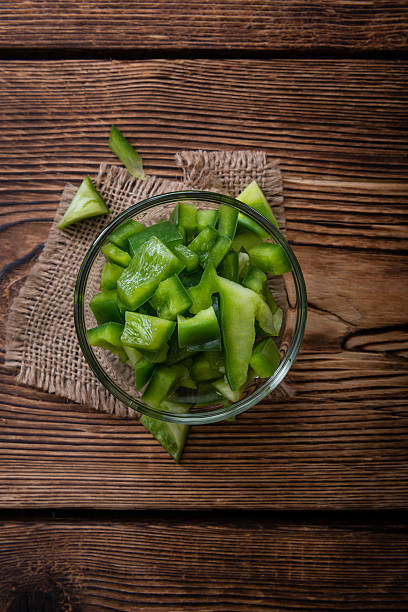 istock Portion of green Peppers (sliced) 511475696