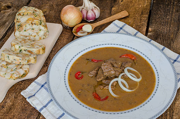 istock Beef goulash with homemade dumplings 511479057