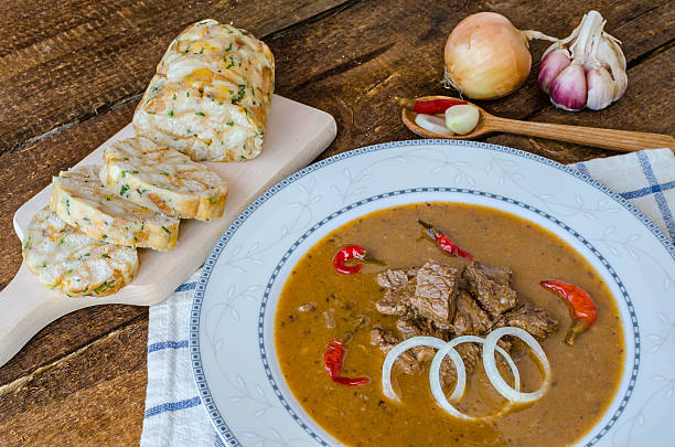 istock Beef goulash with homemade dumplings 511479061