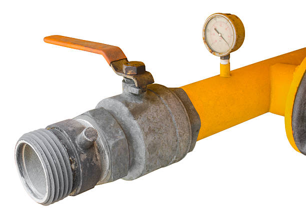 istock Old Yellow Water Truck Valve Isolated 511479114