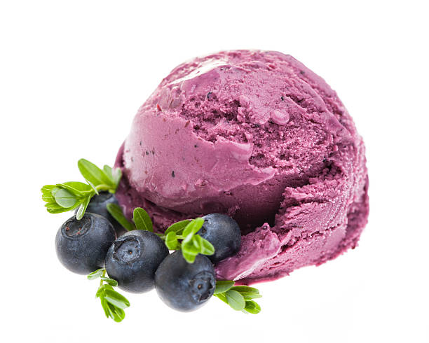 istock scoop of blueberry ice cream with blueberries 511481784