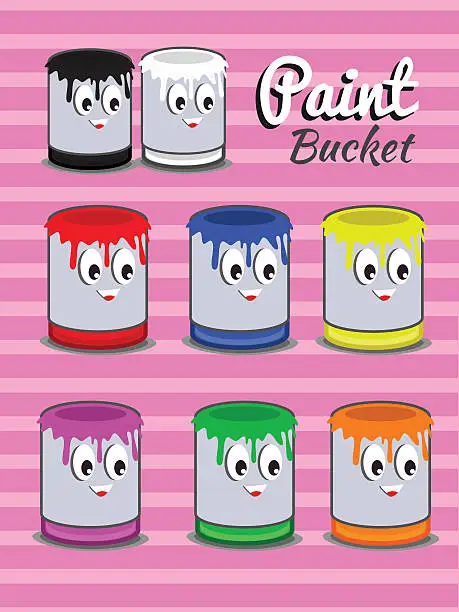 Vector illustration of Paint Bucket