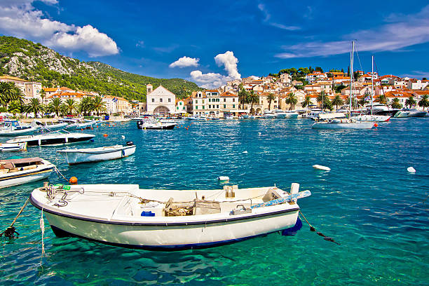 istock Amazing town of Hvar waterfront 511502377