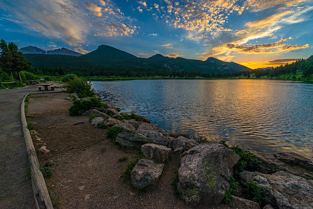 istock Lilly Lake at Sunset - Colorado 511505747