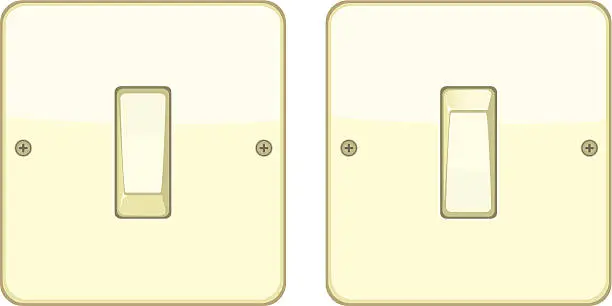 Vector illustration of Light Switches