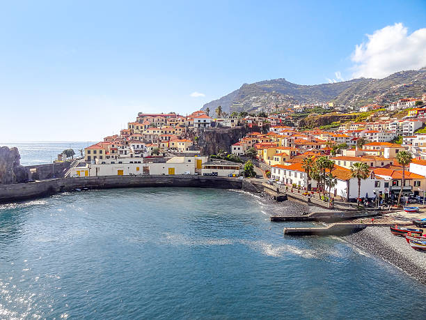 Funchal in Madeira stock photo