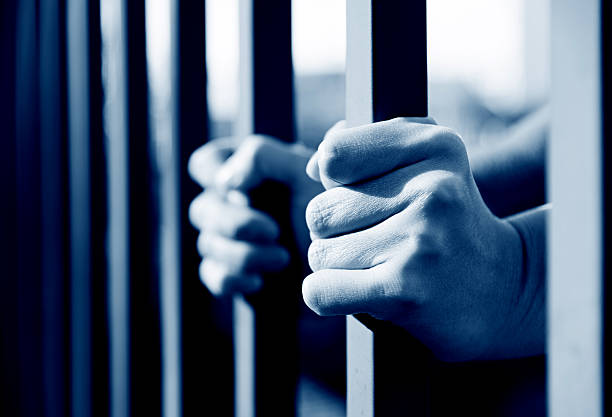 istock Gripping the steel bars 511516188