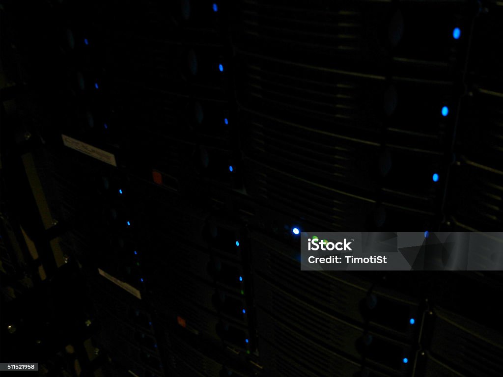 Server Stack In Cloud Datacenter Stock Photo - Download Image Now ...