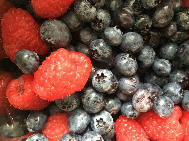 Blueberries and Raspberries
