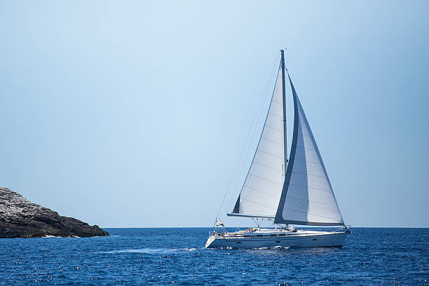 istock Sailing in the sea. Yachting. Luxury yachts. 511523729