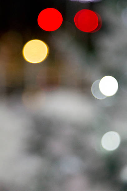 istock Blurred Shiny Bokeh Party Lights on Dark Background 511525178