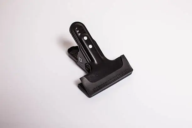 document clip/clamp on white background