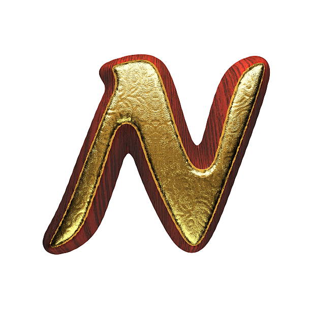istock golden figure with red wood 511529727