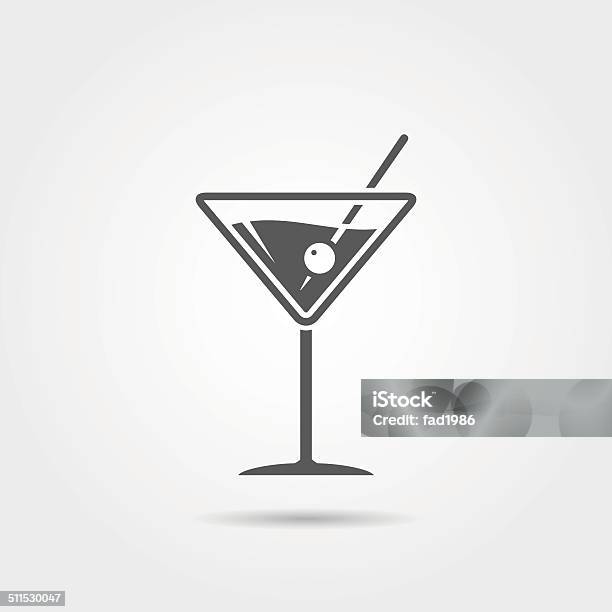 Martini Icon Stock Illustration - Download Image Now - Martini Glass, Martini, Cocktail